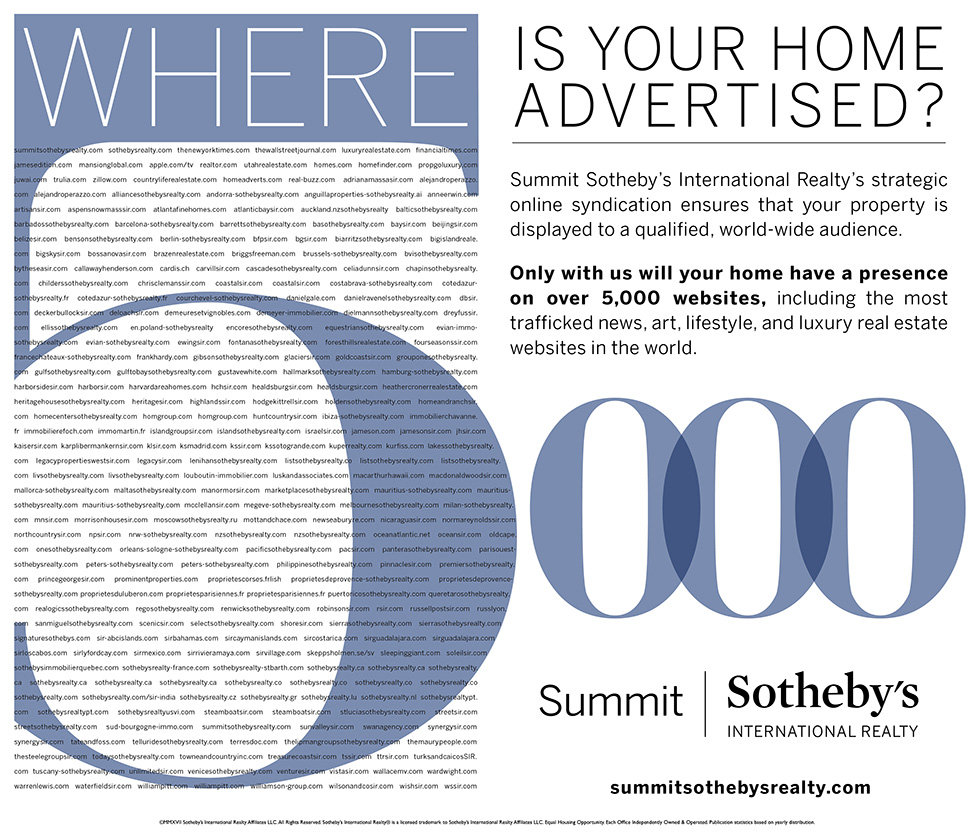 Sothebys 5000 luxury real estate websites