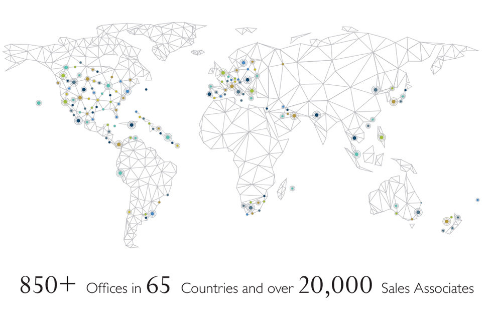 Sothebys 850 offices 65 countries 20,000 agents