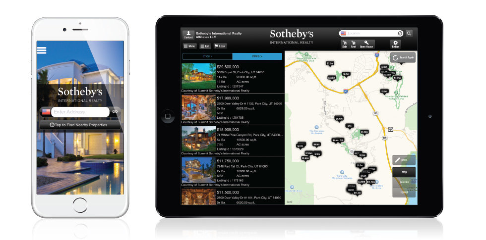 Sotheby's real estate app
