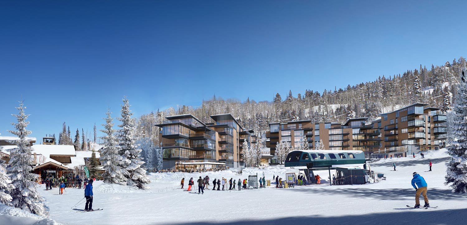 Sommet Blanc exterior from Ruby chairlift