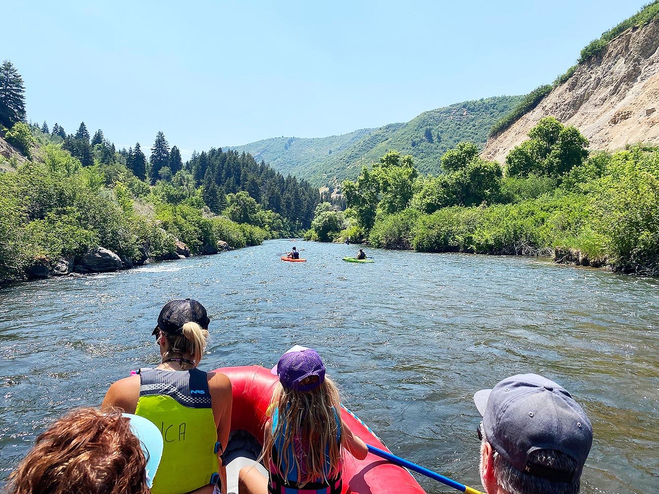 float the provo river utah raft with family