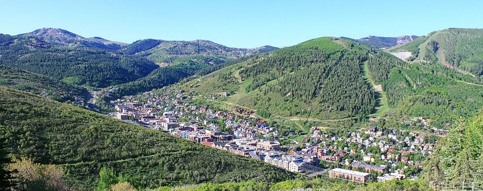 Old Town Park City in Summer